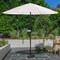 Pure Garden 9-Foot Outdoor Patio Umbrella with Base, Tan 50-101-TBB - alternate 1